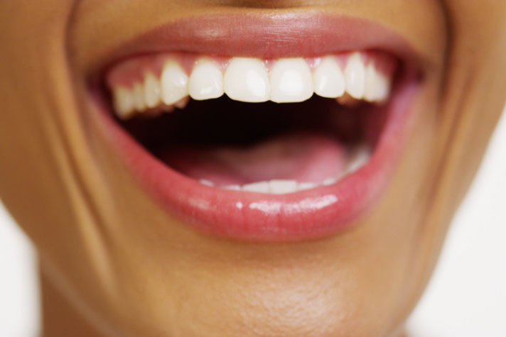 Close-up of a woman smiling